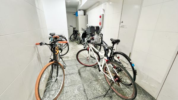プランドールフクシマ5階1K 自転車置き場の画像