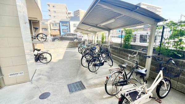 groove御幣島アベニュー 7階1K 自転車置き場の画像