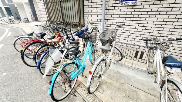 GS駒川 4階1DK 自転車置き場の画像