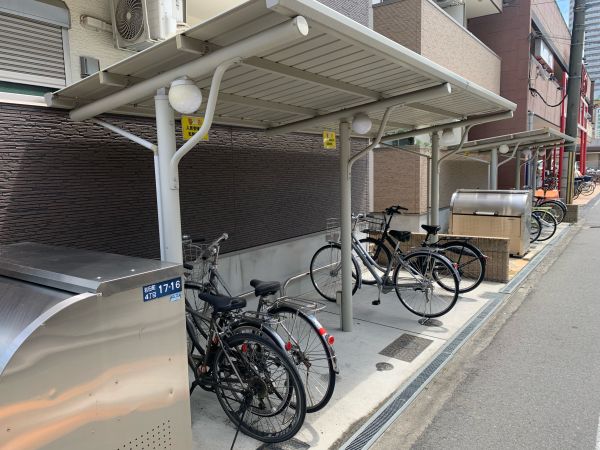 フジパレス若江岩田Ⅱ番館1階1K 自転車置き場の画像