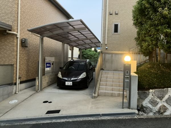 東豊中3丁目貸家A棟1・2階3LDK 自転車置き場の画像