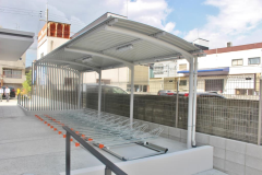 レジデンス南桜塚2階1K 自転車置き場の画像