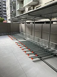 ハピネスガーデン新大阪3階1LDK 自転車置き場の画像