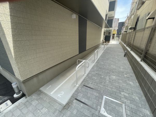 カシータ北三国ヶ丘1階1R 自転車置き場の画像