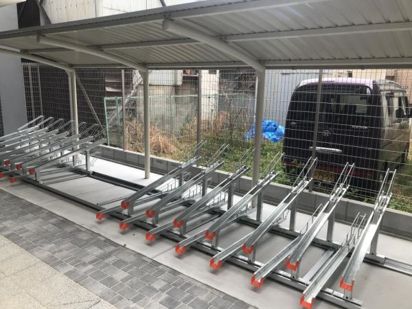 天王寺ルート257階1K 自転車置き場の画像