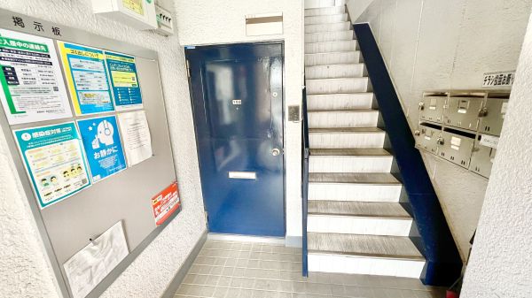 コーポ有希2階2DK エントランスの画像