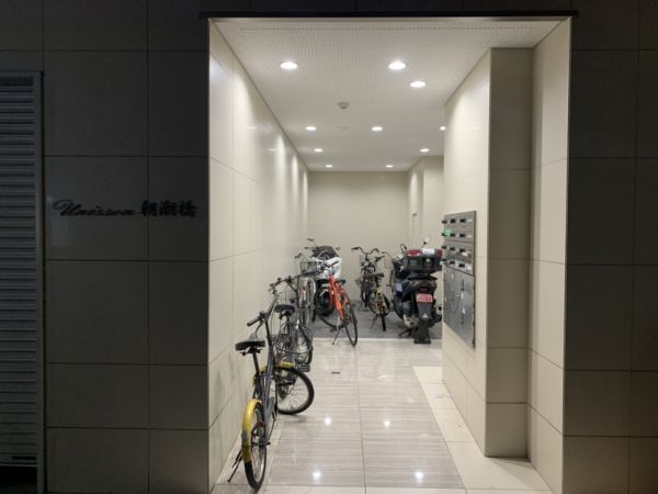 ユニッソン朝潮橋2階1K エントランスの画像