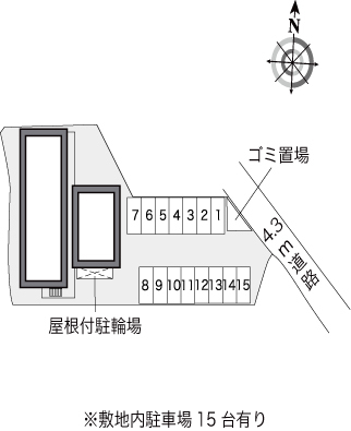 レオパレスピュアホワイト1階1K エントランスの画像