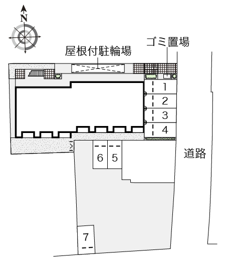 レオネクスト宝2階1K その他設備の画像