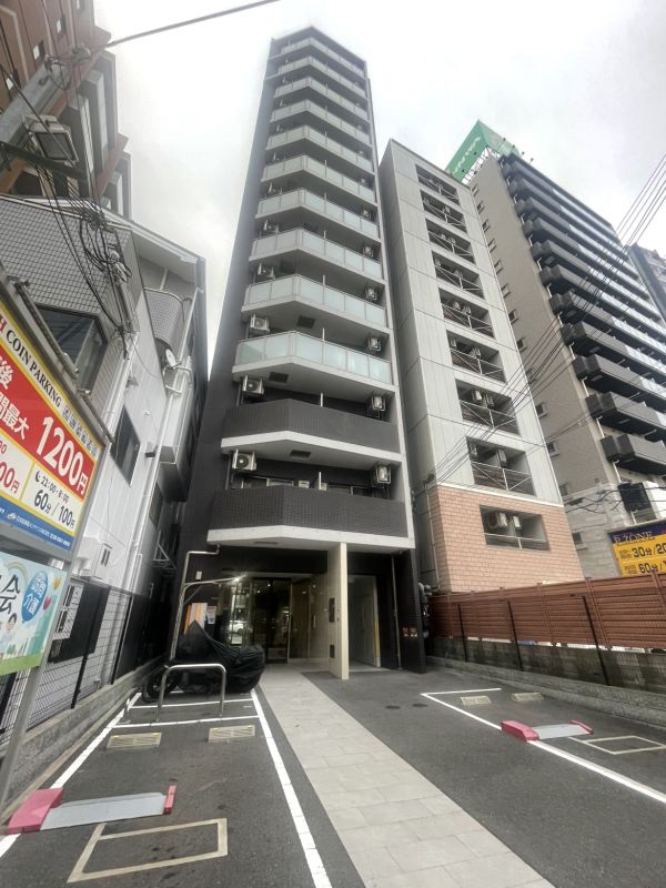 エグゼ阿倍野9階1K 外観の画像