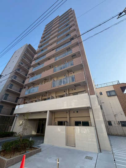 エグゼ大阪CITYツヴァイ14階1K 外観の画像