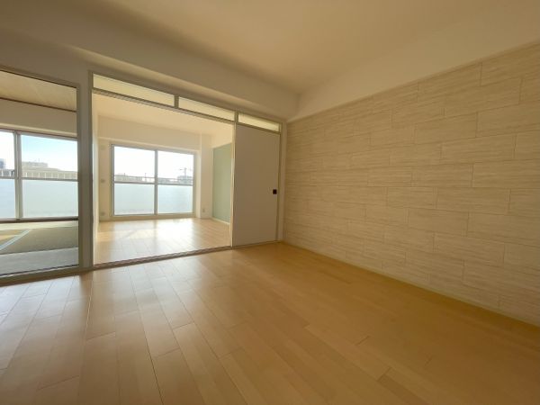 住道グランドコーポ3階3LDK リビングの画像