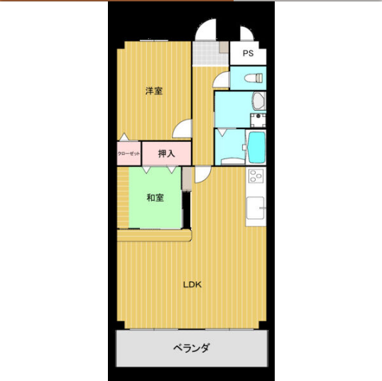 ラ　メゾン　ブリエ3階2LDK 間取の画像