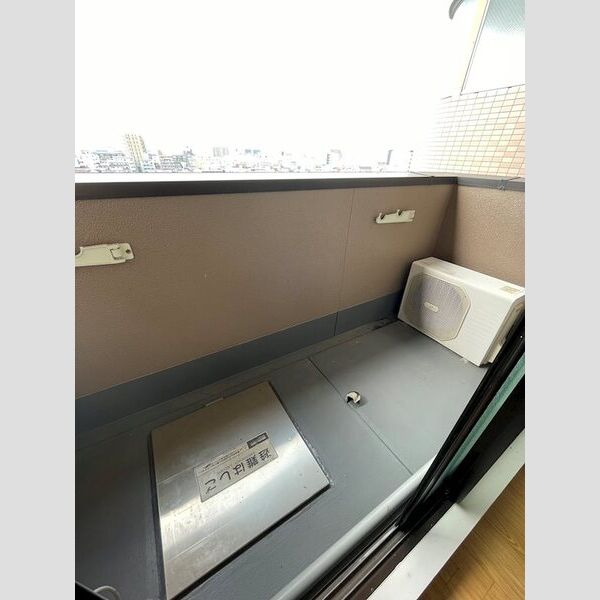 サンユタカマンション5階1K ベランダの画像