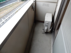 クレール鶴見2階1K ベランダの画像