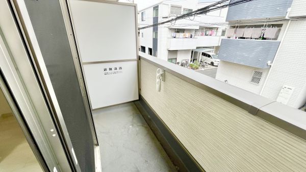 クリエオーレ巽中I2階1LDK ベランダの画像