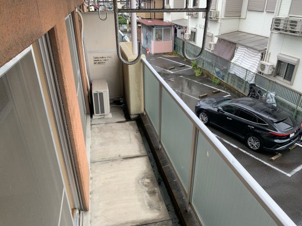 花園マンション巽2階3DK ベランダの画像
