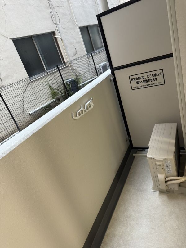 エスグランデ中崎町5階1LDK ベランダの画像