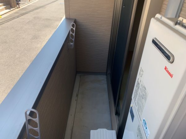 フジパレス河内花園Ⅱ1階1K ベランダの画像