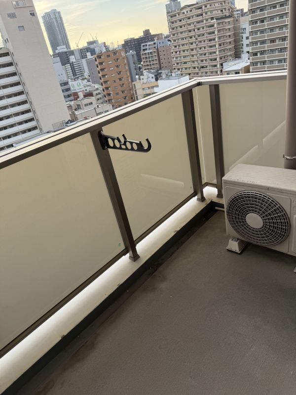 アーバンネックス中崎町11階1LDK ベランダの画像
