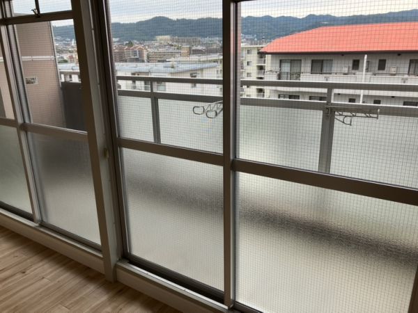 コーポグリーン弐番館6階2LDK ベランダの画像