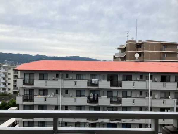 コーポグリーン弐番館6階2LDK 景観の画像