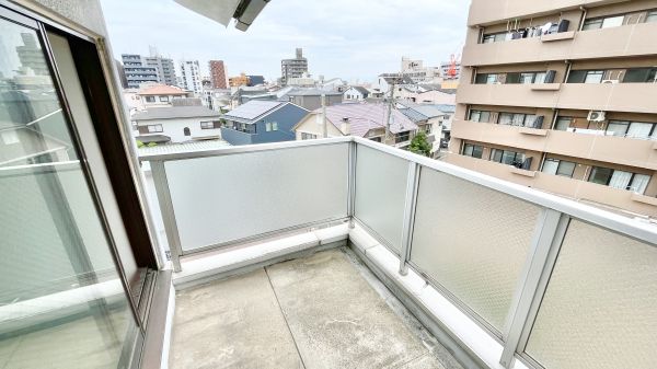 ハイツ玉出館4階3DK ベランダの画像