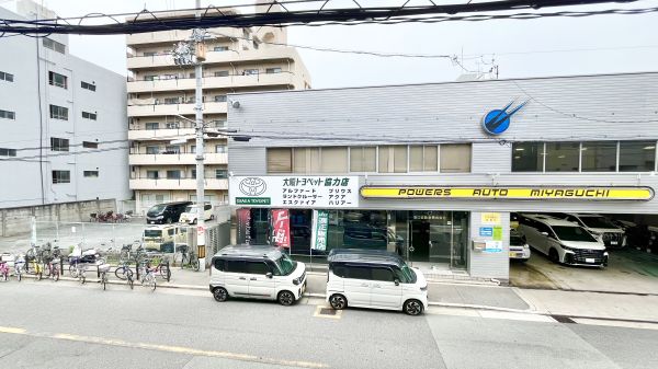 リッツスクエアガーデン2階1K 景観の画像