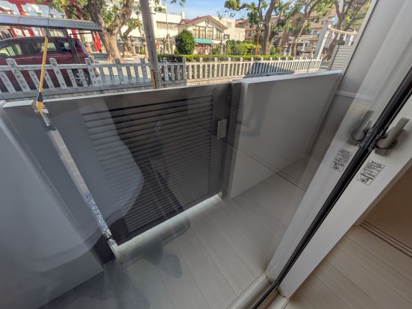 D-ROOM上新庄南口1階2LDK ベランダの画像