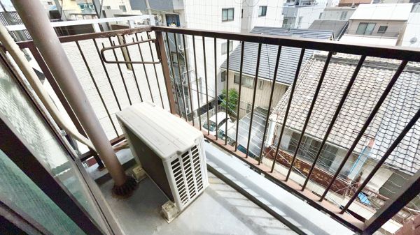 サニーハイツタカヨシ4階1R ベランダの画像