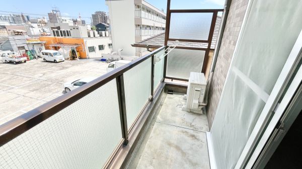 マンションみな美5階1K ベランダの画像
