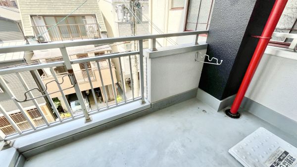 オズレジデンス玉出3階1DK ベランダの画像