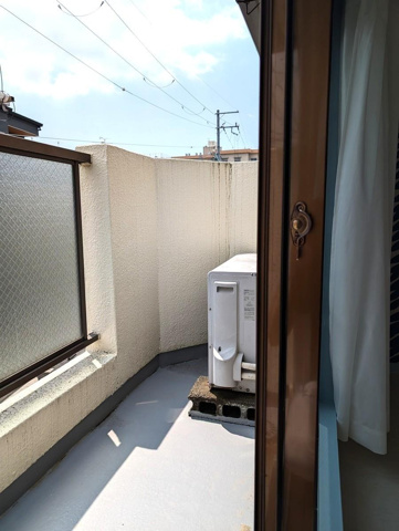 家暮楽とねやま坂3階1R ベランダの画像