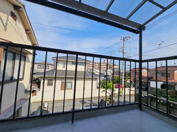 姫路市野里戸建て2階3DK ベランダの画像