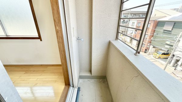 トーカイプラザ弐号館3階2DK ベランダの画像