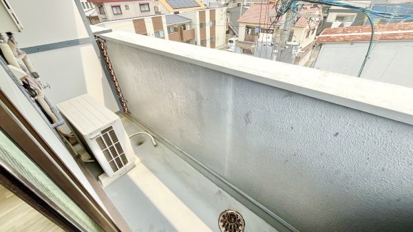 ルネ浜口2階1R ベランダの画像