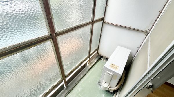 パークライフ住吉2階1K ベランダの画像