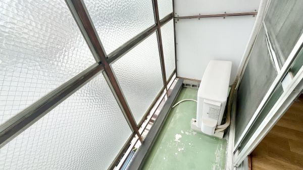 パークライフ住吉5階1K ベランダの画像