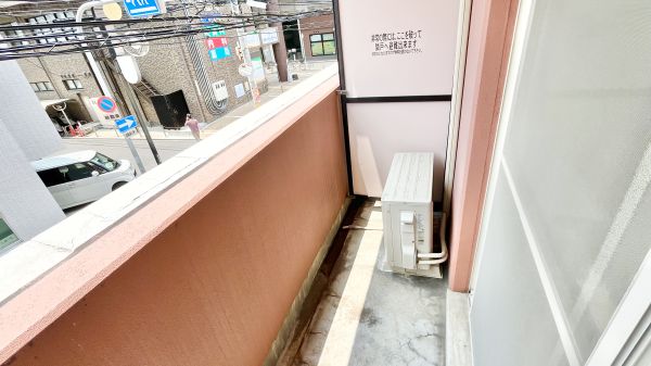 ラ・メール2階1DK ベランダの画像