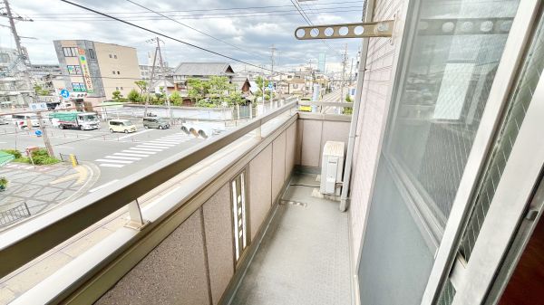 へーベル姫松3階1DK ベランダの画像