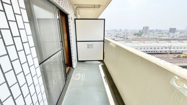 南海住之江ユーリプラザ11階3DK ベランダの画像