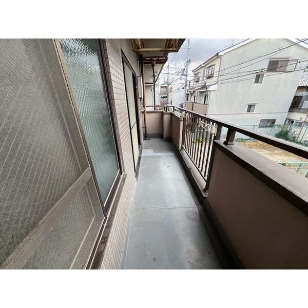 リアライズ古川橋3階2LDK ベランダの画像
