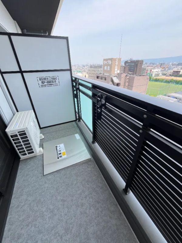 S-RESIDENCE小阪azure15階1K ベランダの画像