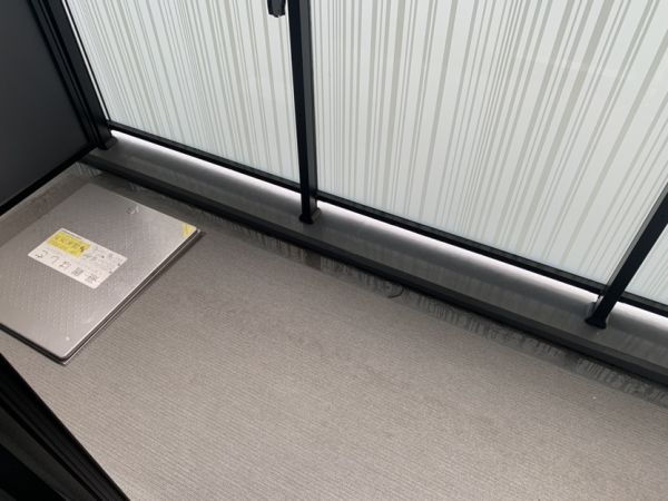 アーバネックス天満橋Front15階1LDK ベランダの画像