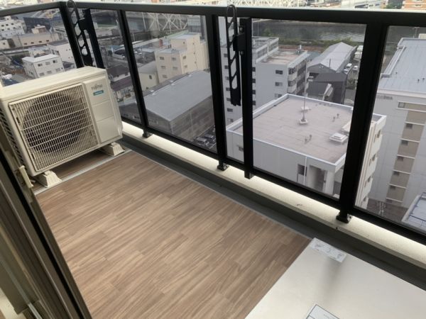 gm難波ウエストD.C.15階1LDK ベランダの画像