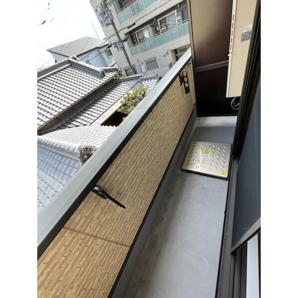 アッシュメゾン加美正覚寺1階1DK ベランダの画像