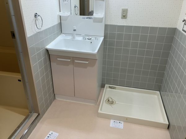 長興寺こよしマンション4階2DK 洗面所の画像
