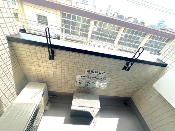 GRAND SMART 山王1階1LDK ベランダの画像