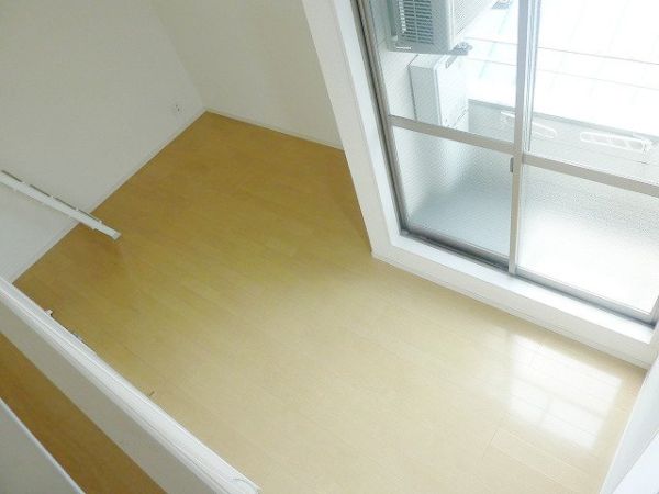 アパートメントＵ1階1K ベランダの画像