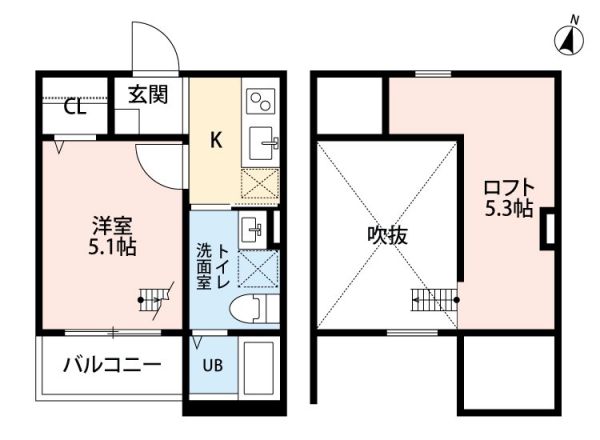 1Kの間取り画像